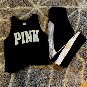 VS PINK Tank & legging set 😊💕